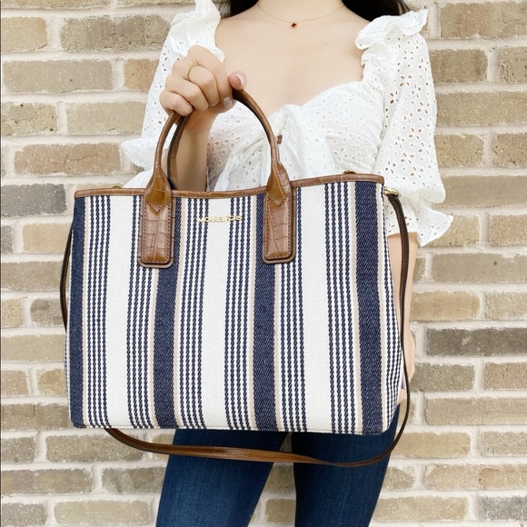 Michael kors Jet set carryall satchel blue SALE‼️ - Picture 2 of 8